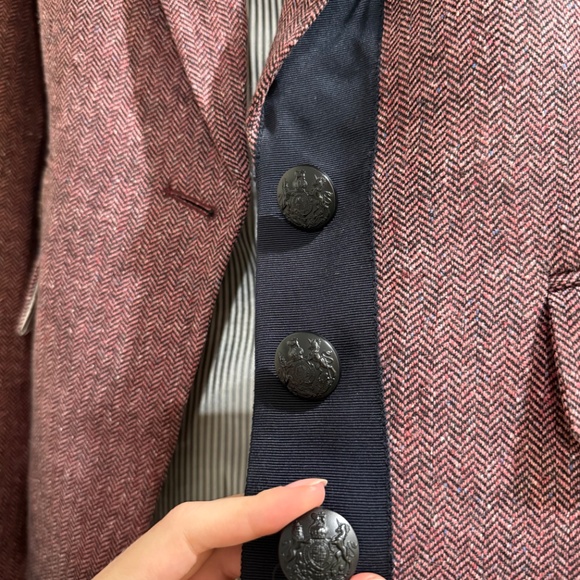 Veronica Beard Burgundy Fall Blazer - Picture 4 of 5